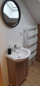 Kúpeľňa v ubytovaní Dom Całoroczny nad Jeziorem + 25 fotografií