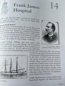 a page of a paper with a picture of a boat at Beautiful Frank James Court in East Cowes