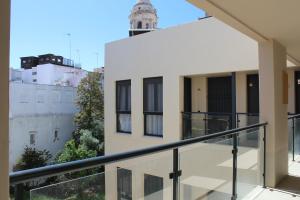 Balkón nebo terasa v ubytování Encanto de la Catedral Ha Loft