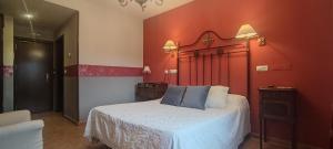Cama o camas de una habitación en Hotel Rural Remanso