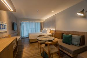 Posezení v ubytování Hotel Luzeiros Fortaleza