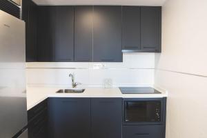 Kuchyňa alebo kuchynka v ubytovaní Apartamentos La Libertad 1