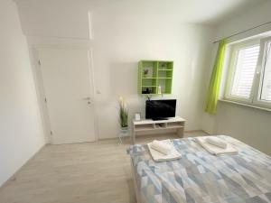 Posteľ alebo postele v izbe v ubytovaní Modern room old Town - Zadar