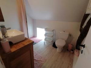 Koupelna v ubytování Hôtier des fées