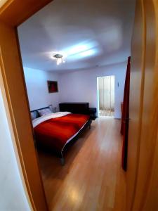A bed or beds in a room at Chalet Dobratsch