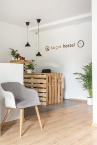 Posezení v ubytování Target Hostel