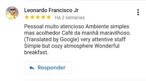 a screenshot of a cell phone with a text message at Hotel Iguaçu in Botucatu