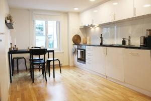 Η κουζίνα ή μικρή κουζίνα στο Casa Schilling 2,5 rooms in St Gallen, modern, quiet and close to the center
