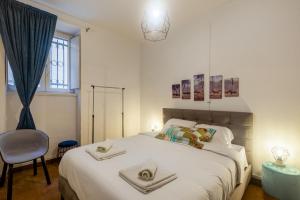 Postel nebo postele na pokoji v ubytování Charming apartment in the heart of Plaka