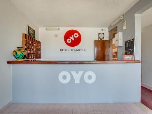 El vestíbulo o zona de recepción de OYO Hotel Huautla, Oaxaca