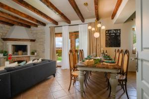Posezení v ubytování Paradise Villas Istria