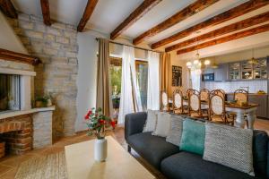 Posezení v ubytování Paradise Villas Istria