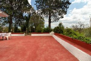 A garden outside Trulli da Rosy