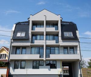 Das Gebäude in dem sich die Ferienwohnung befindet