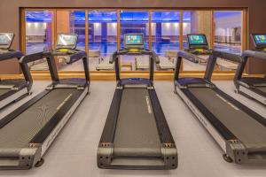 Fitness centrum a/nebo fitness zařízení v ubytování Divan Ankara