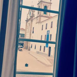 a view from a window of a building at Graça Garden Torres Vedras in Torres Vedras