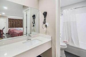 Koupelna v ubytování Econo Lodge Waco North I-35