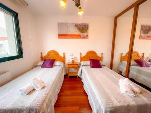 A bed or beds in a room at Sarnadela