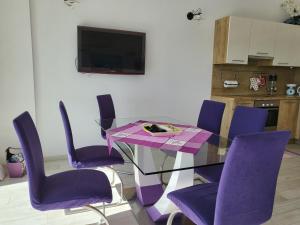 Kuchyňa alebo kuchynka v ubytovaní Sea View Apartment Bellavista Njivice