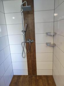 Koupelna v ubytování Monteurzimmer