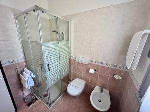 Koupelna v ubytování Hotel Ca' Bianca da Paolino