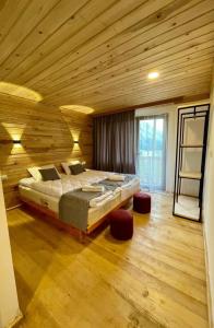 Postel nebo postele na pokoji v ubytování Hotel Chubezeni