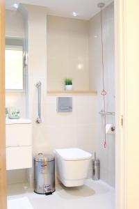 Bathroom sa Lovely Studio Apartment with access for Wheel-chairs in Sydenham