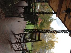 a view from the ceiling of a building with fire escapes at Ridge Top Motel - Bryson City in Bryson City