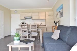 Kuchyň nebo kuchyňský kout v ubytování Ferienhaus Sonneninsel 5c