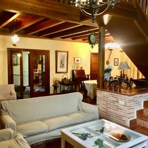 Posezení v ubytování Casa Roble