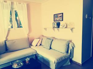 A seating area at Lux House next to the Airport of Athens. Transport 24h