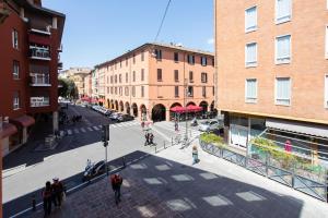 an overhead view of a city street with buildings at 45 - Tourist House Bologna Oberdan - Self check-in in Bologna