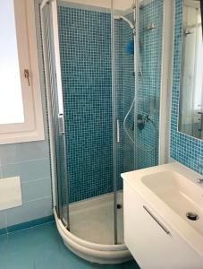 Koupelna v ubytování Villetta Gallurese