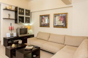 Zona d'estar a Downtown apartment in Chania