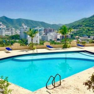 Swimmingpoolen hos eller tæt på Descansa frente al Mar - Vistas al atardecer