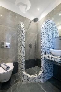 Koupelna v ubytování Hotel Lodos