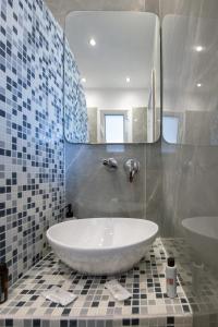 Koupelna v ubytování Hotel Lodos