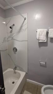 Koupelna v ubytování TOCCOA MOTEL