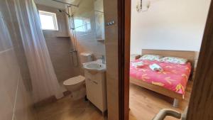Koupelna v ubytování Apartment LANKA