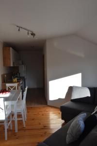 Kuchyňa alebo kuchynka v ubytovaní Mazurskie apartamenty 2