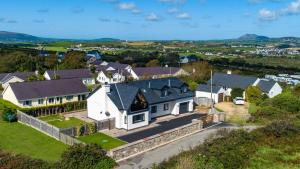 an aerial view of a house at Spindrift in Abersoch