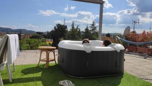 Nespecifikovaný výhled na hory nebo výhled na hory při pohledu z bed and breakfast