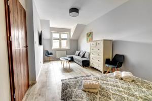 Posezení v ubytování Rentimi - Apartament Skandynawski 1
