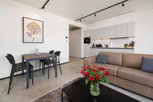Posezení v ubytování Swiss Hotel Apartments - Lugano