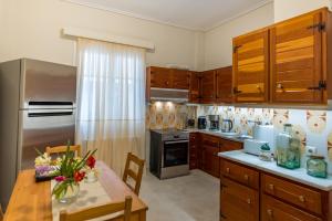 Kuchyň nebo kuchyňský kout v ubytování Katerina Residence