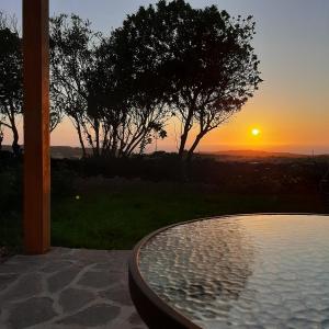 Blick auf den Sonnenuntergang/Sonnenaufgang von des Bed & Breakfasts aus oder aus der Nähe