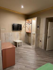 TV a/nebo společenská místnost v ubytování Hotel Iris