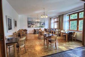 Posezení v ubytování Pension Boddenblick