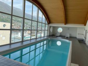 Πισίνα στο ή κοντά στο Appartamento 2,5 con piscina nel CUORE di Locarno 463