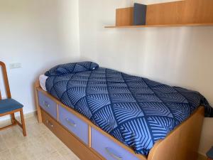Postel nebo postele na pokoji v ubytování Casa a L’Escala, piscina comunitaria, Mallols